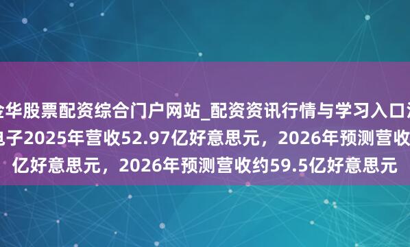 金华股票配资综合门户网站_配资资讯行情与学习入口汇总 Cadence楷登电子2025年营收52.97亿好意思元，2026年预测营收约59.5亿好意思元